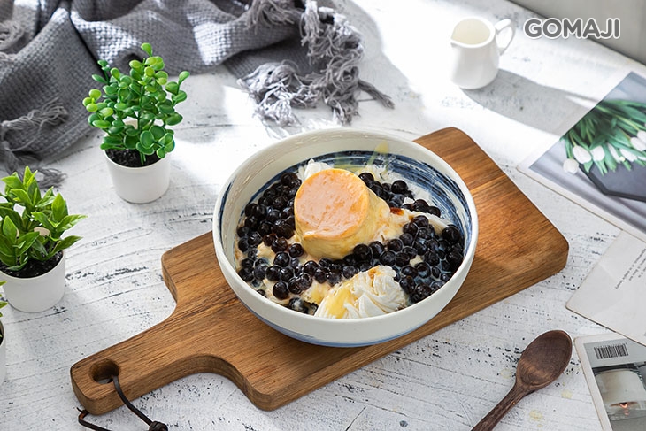 燒布丁珍珠雪花冰  