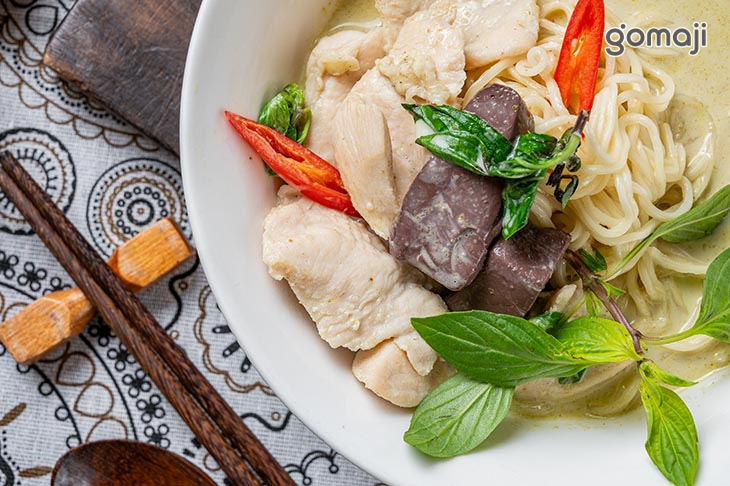 綠咖哩湯麵(雞)