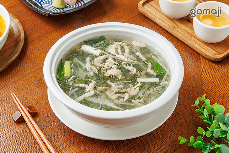 雪菜肉絲湯