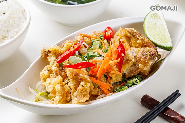 椒麻無骨雞腿排餐