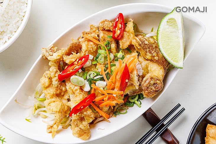 椒麻無骨雞腿排餐