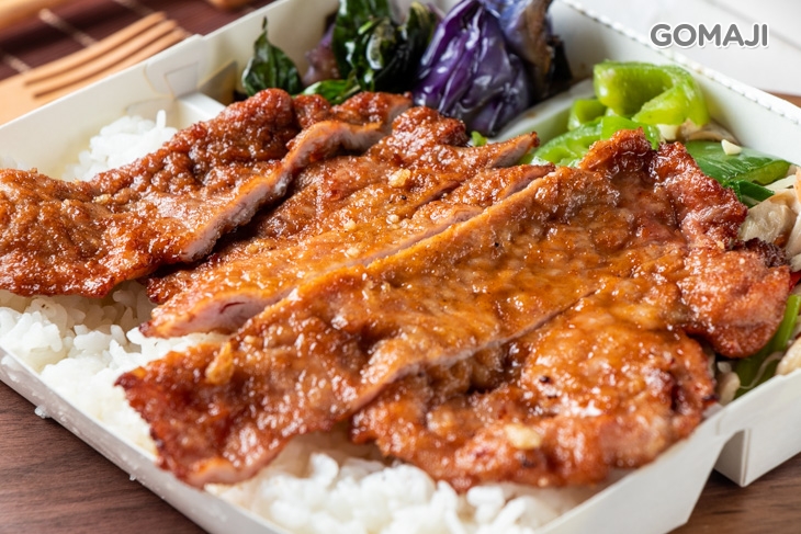 現炸豬排飯