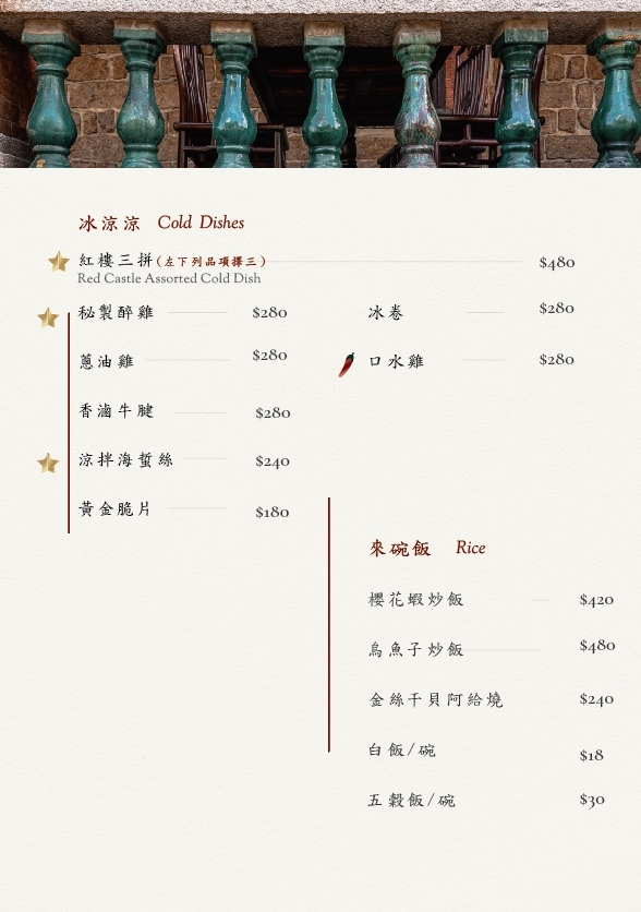 淡水紅樓中餐廳Red Castle1899