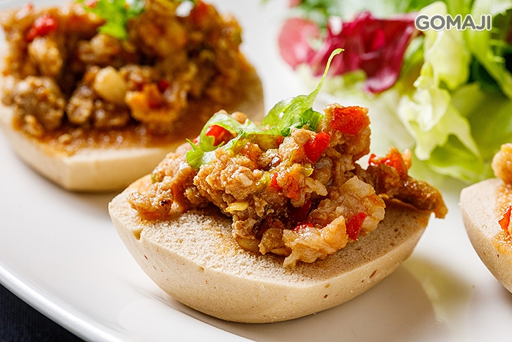 泰式打拋豬&爐烤奶油黑糖饅頭)