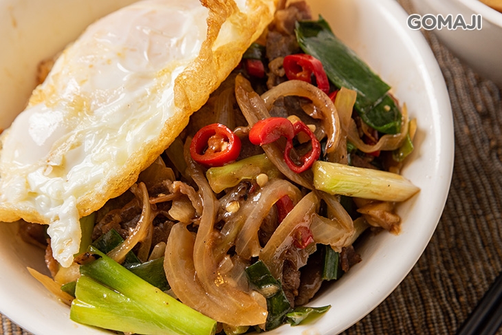 蔥爆蓋飯