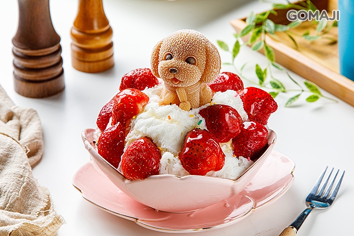 汪星人降臨(草莓雪花冰)