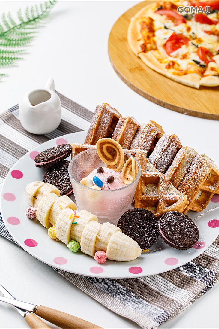 香蕉黑騎士鬆餅