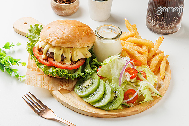 澳大利亞和牛漢堡排套餐