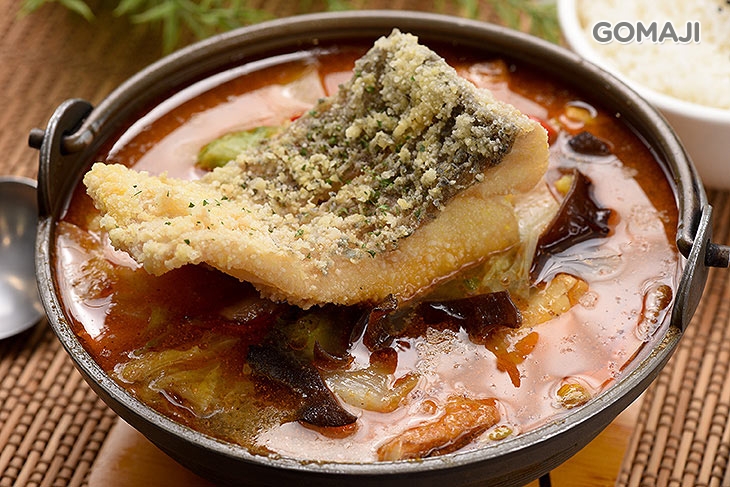 砂鍋菜 + 白飯 + 魚肉