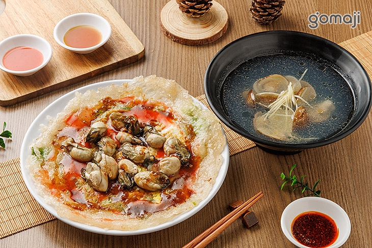 獨家特盛的百元煎套餐