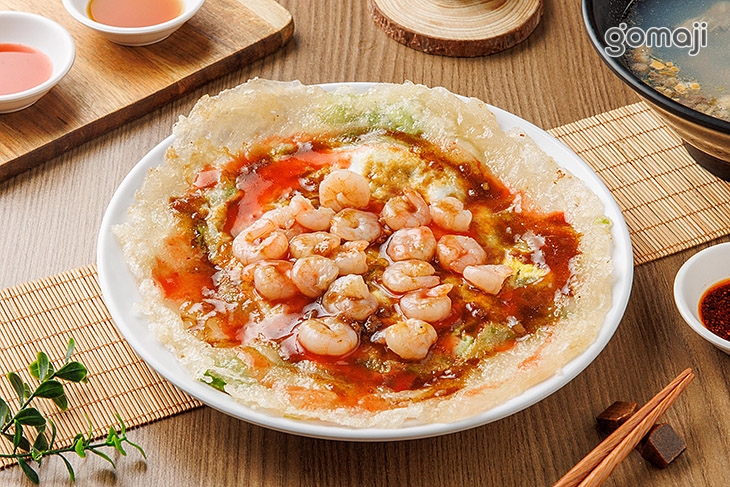 雙蛋(蝦仁)煎