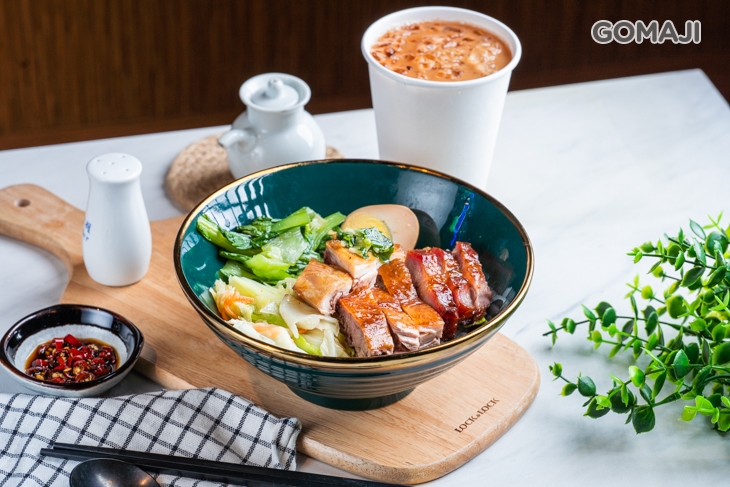 三寶飯+港式奶茶