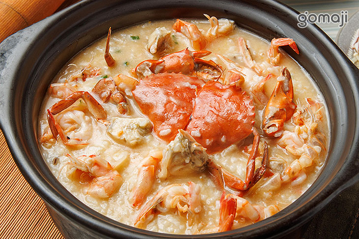 招牌蟹膏鮮蝦粥