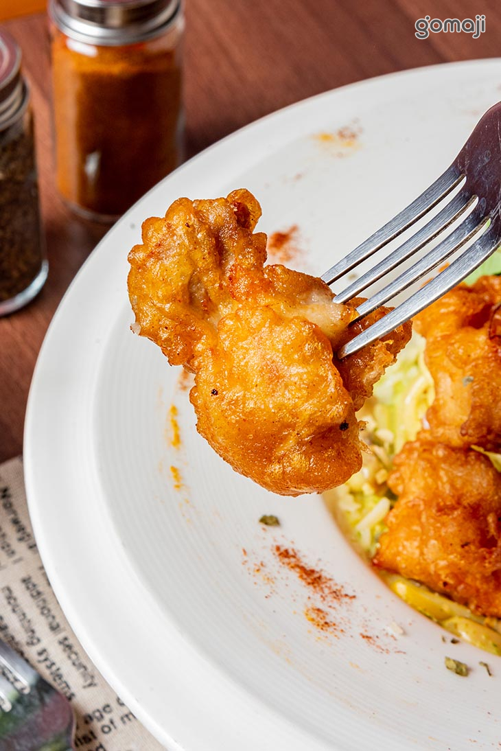 青醬唐揚雞義大利麵