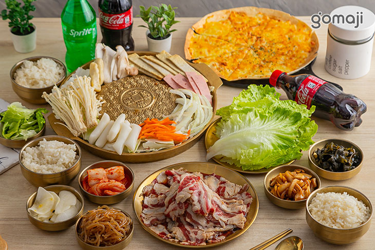 銅盤烤肉三人套餐