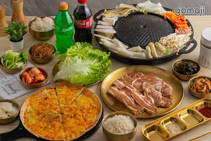 火烤泡菜鍋兩人套餐