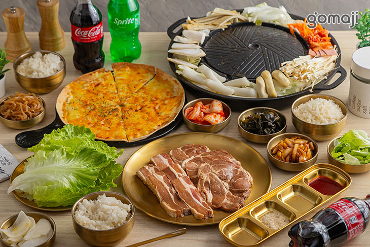 火烤泡菜鍋三人套餐