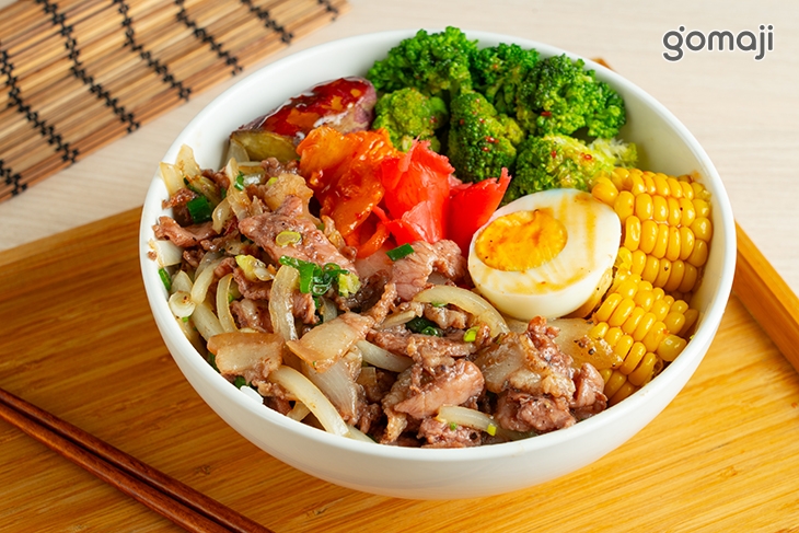 鹹豬肉丼