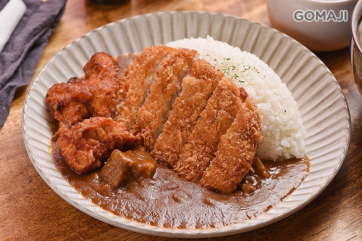 豬排＋雞塊咖哩飯