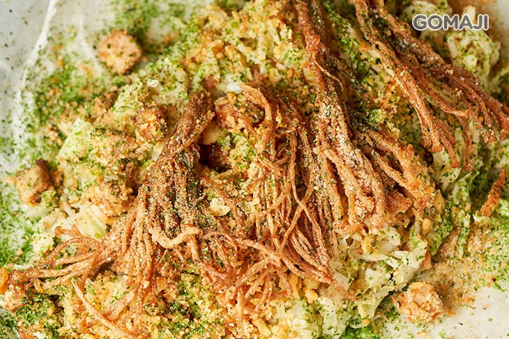 鹽酥金針菇捲