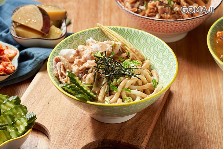 胡麻豬肉冷烏龍