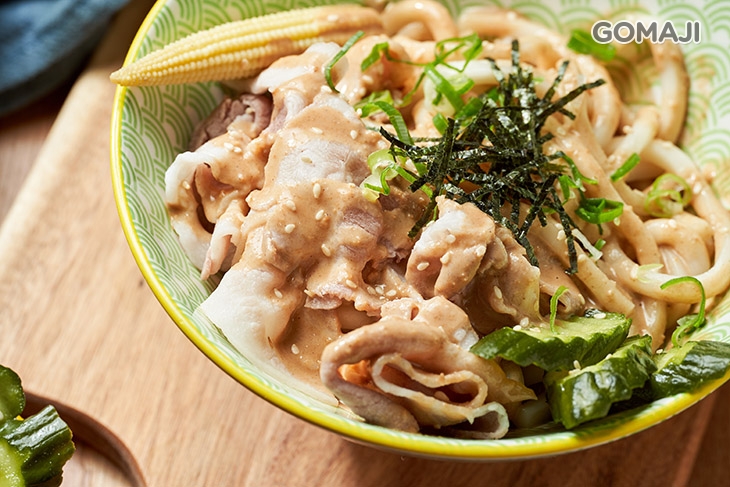 胡麻豬肉冷烏龍
