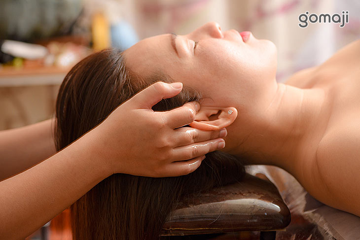 頭部頸部精油SPA舒壓