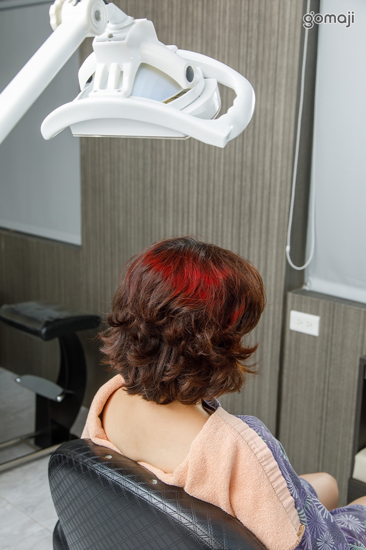 光波滲透導入吸收(紅光或藍光)