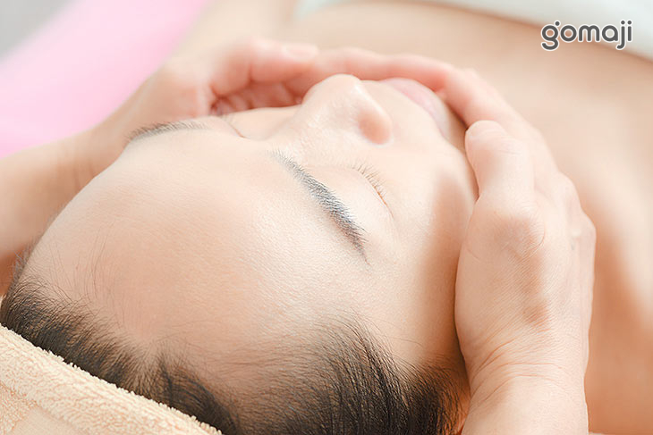 臉部順氣放鬆按摩