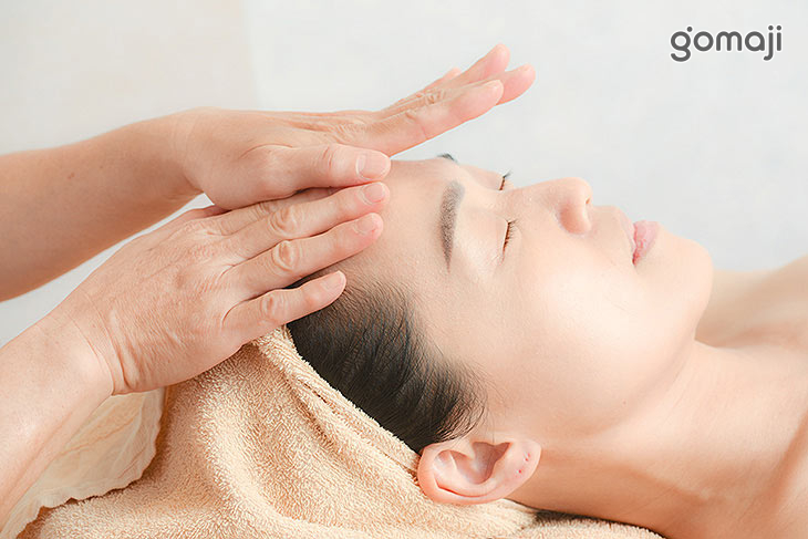 臉部順氣放鬆按摩