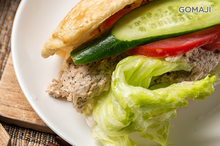 燒餅鮪魚沙拉