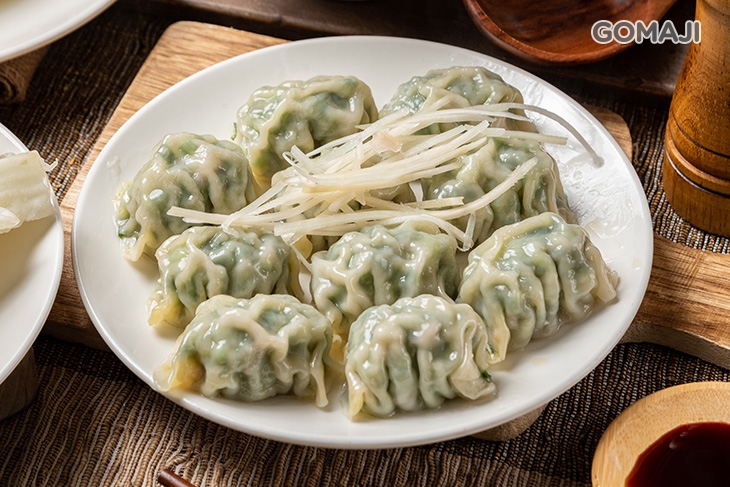 韭菜蒸餃