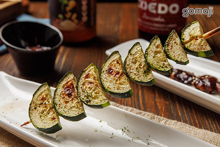 鹽烤櫛瓜大串串