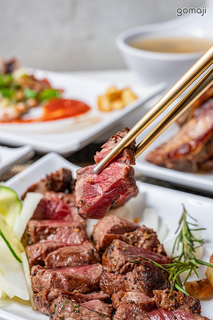 紐西蘭草飼PS級菲力牛排(附高麗菜、在地季節蔬菜)套餐均送蒸蛋一份