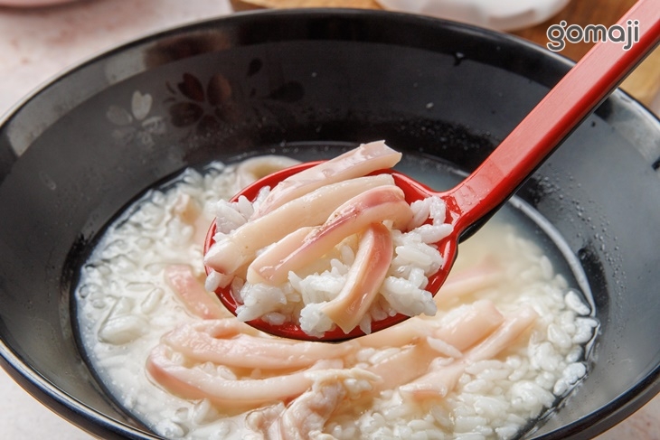 小卷肉絲粥