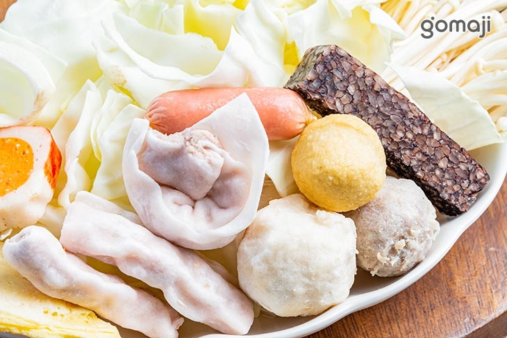 各式蔬食&火鍋料