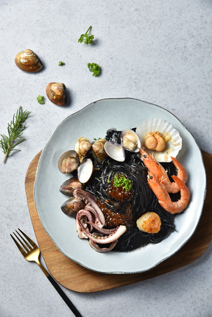 Sunny Queen陽光皇后義式餐廳 墨魚醬海鮮義大利麵