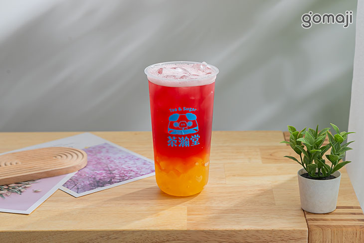 蜜桃蘋果冰茶