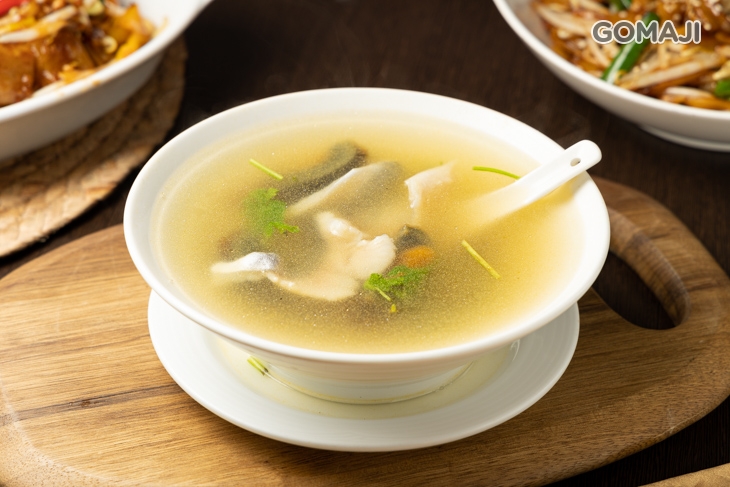 香茜皮蛋魚片湯