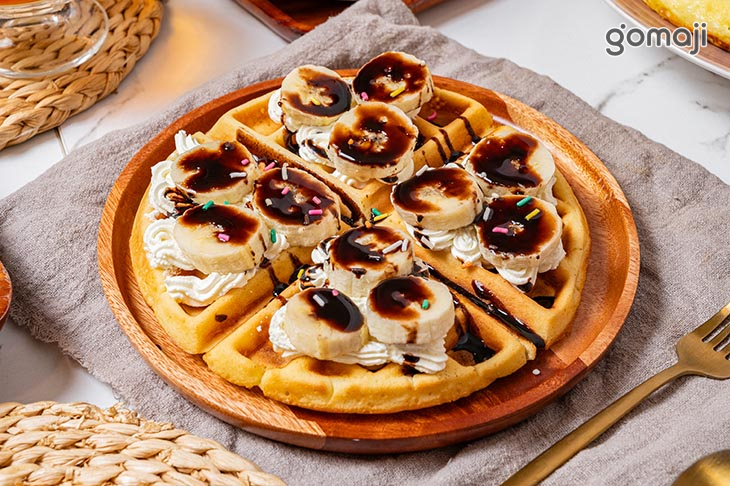 巧克力香蕉鬆餅