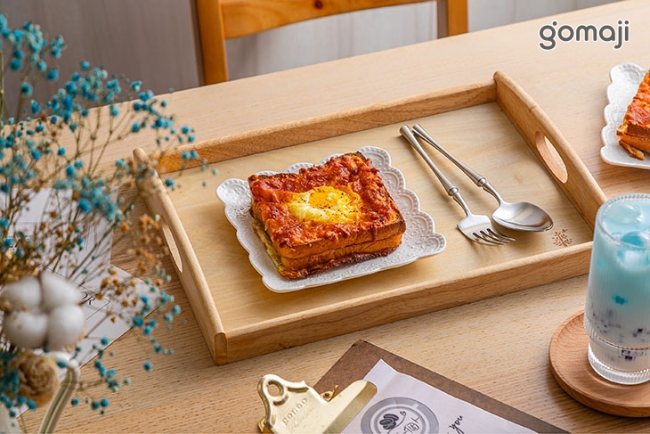 簡單又美味的火腿焗烤蛋吐司