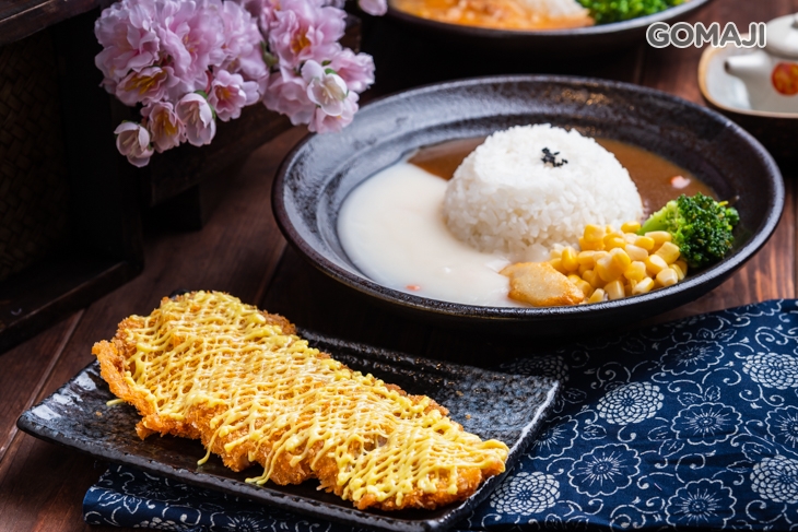 蜂蜜芥末魚排＋咖哩＋奶油