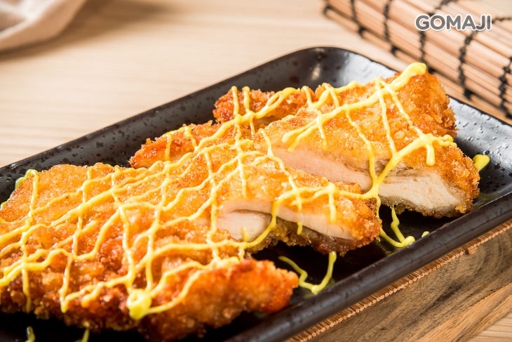 法式蜂蜜芥末無骨雞排飯＆雙醬咖喱