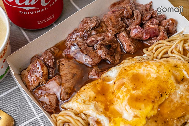 雙份原塊沙朗牛排