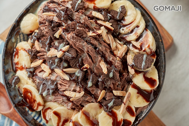 香蕉巧克力雪花冰