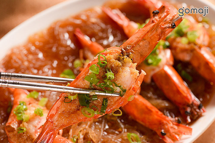 金銀蒜蒸蝴蝶蝦