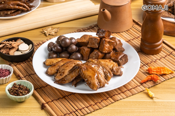 雞翅+鳥蛋+豆干