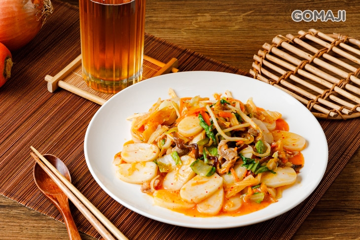 泡菜肉絲年糕