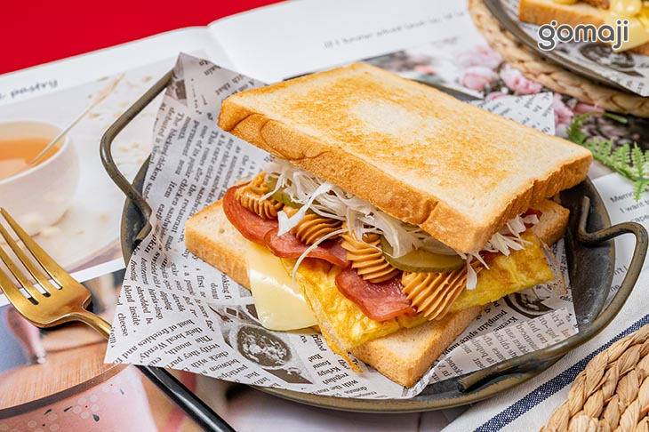 MVP 花生醬培根起司蛋