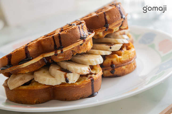 巧克力香蕉鬆餅